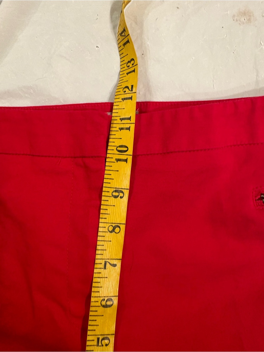 Chico's Vibrant Red Ankle-Length Pants. Size large or Chico’s size 2 - Picture 9 of 12